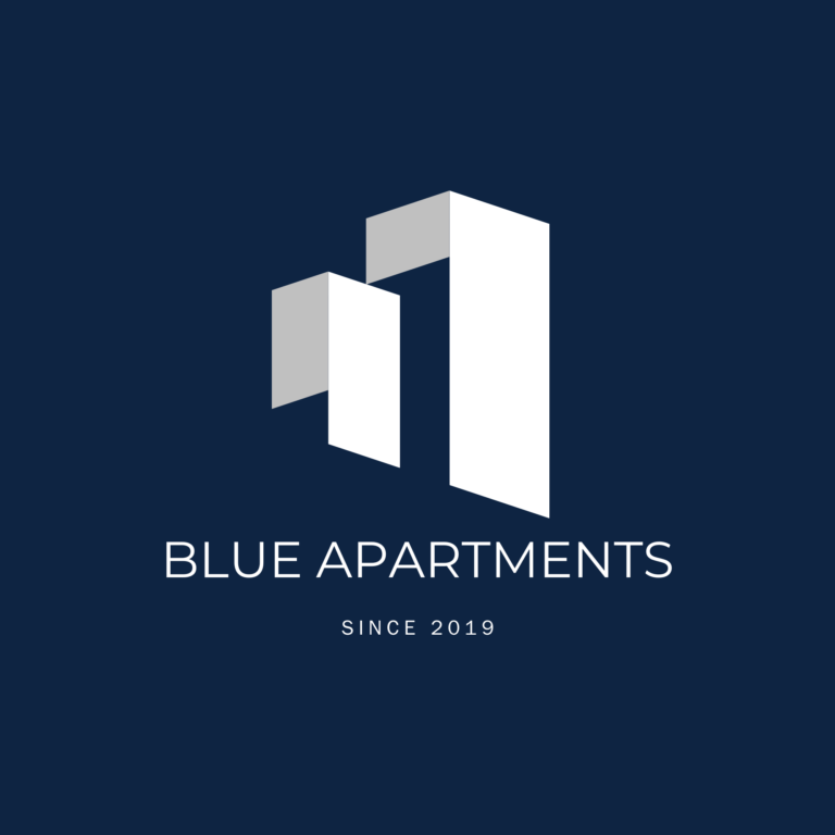 Home 6 Blue Apartments Logo